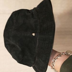 Vintage Liz Claiborne leather bucket hat!!!